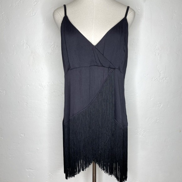 Idyllwind Tops - Idyllwind Womens Large Fringed Black Western Tank Top